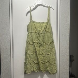 BCBGMaxAzria Green Lace Dress